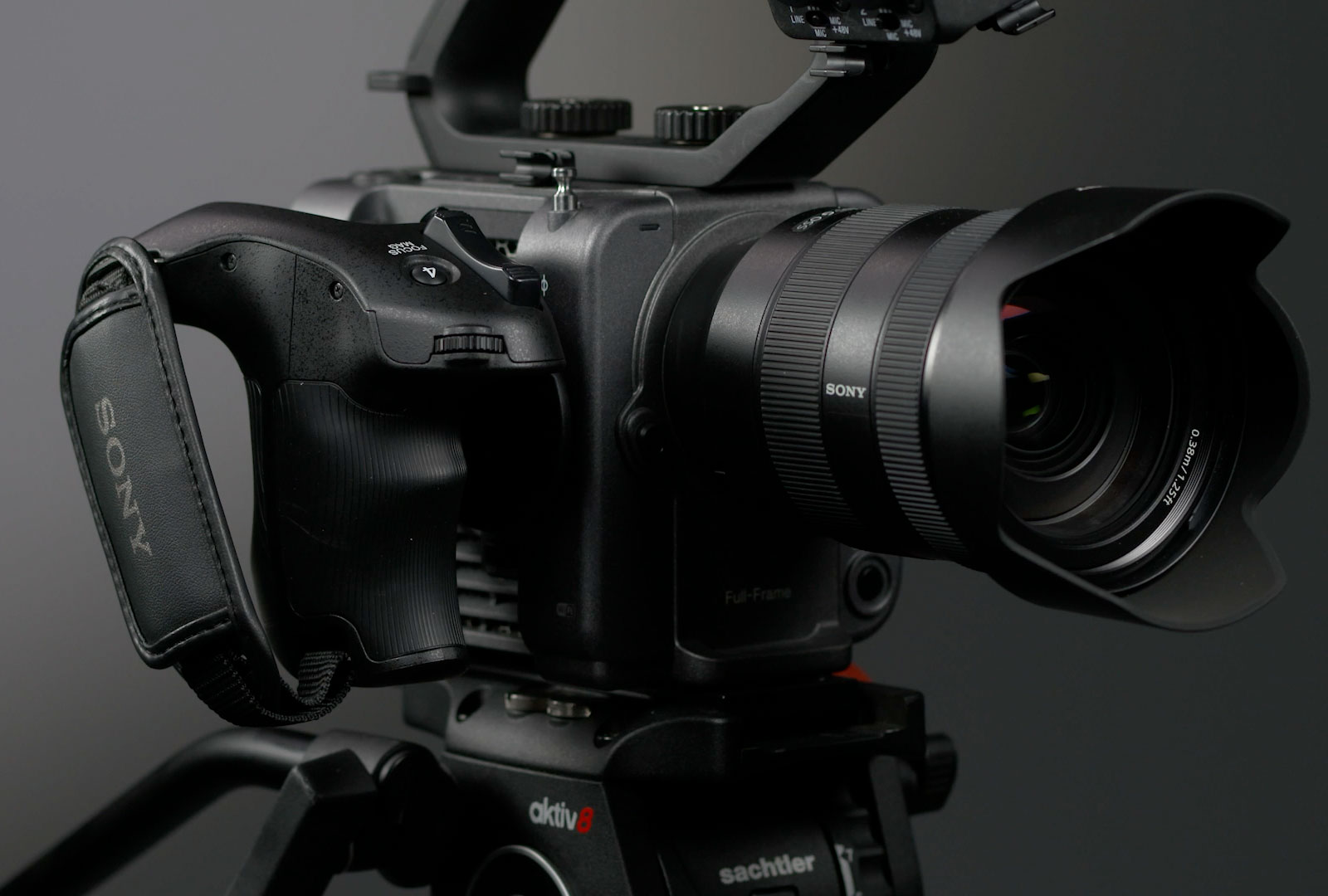 sony fx6 cinema camera with lens